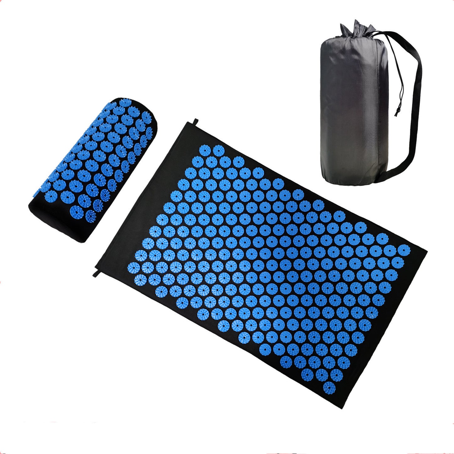 K & S | Akupressurmatte & Yogamatte – Massage Matte für Rücken, Stressabbau & Entspannung