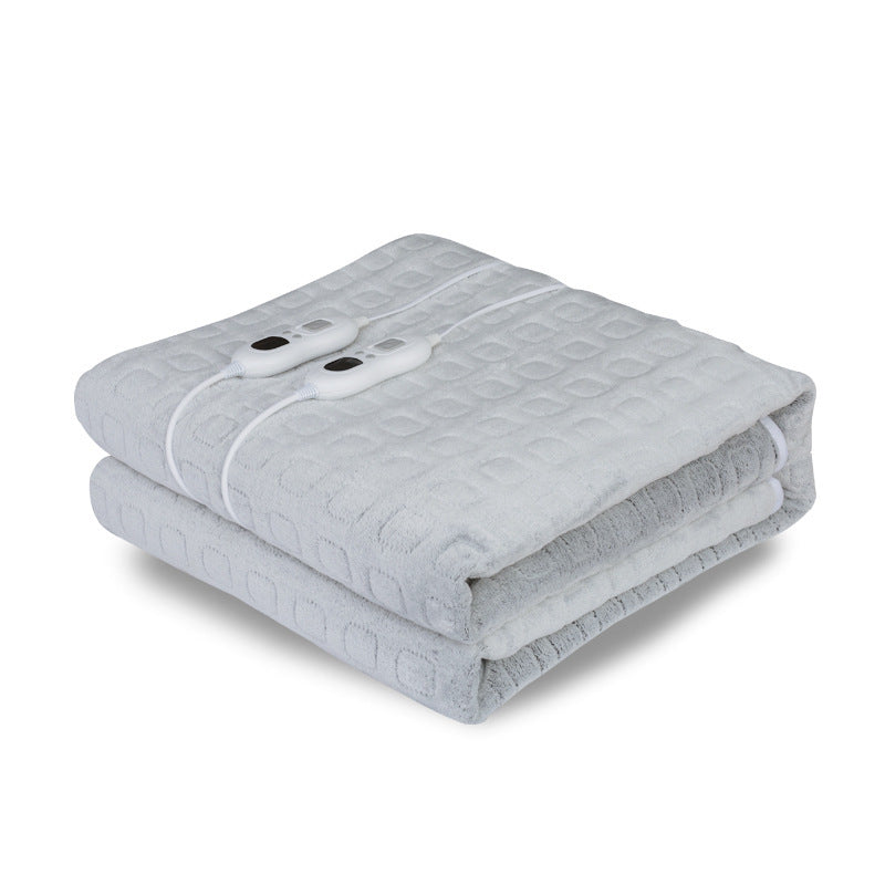 K & S | Elektrische Flanell-Heizdecke für Einzelpersonen - Weiche & Waschbare Wärme- und Kuscheldecke