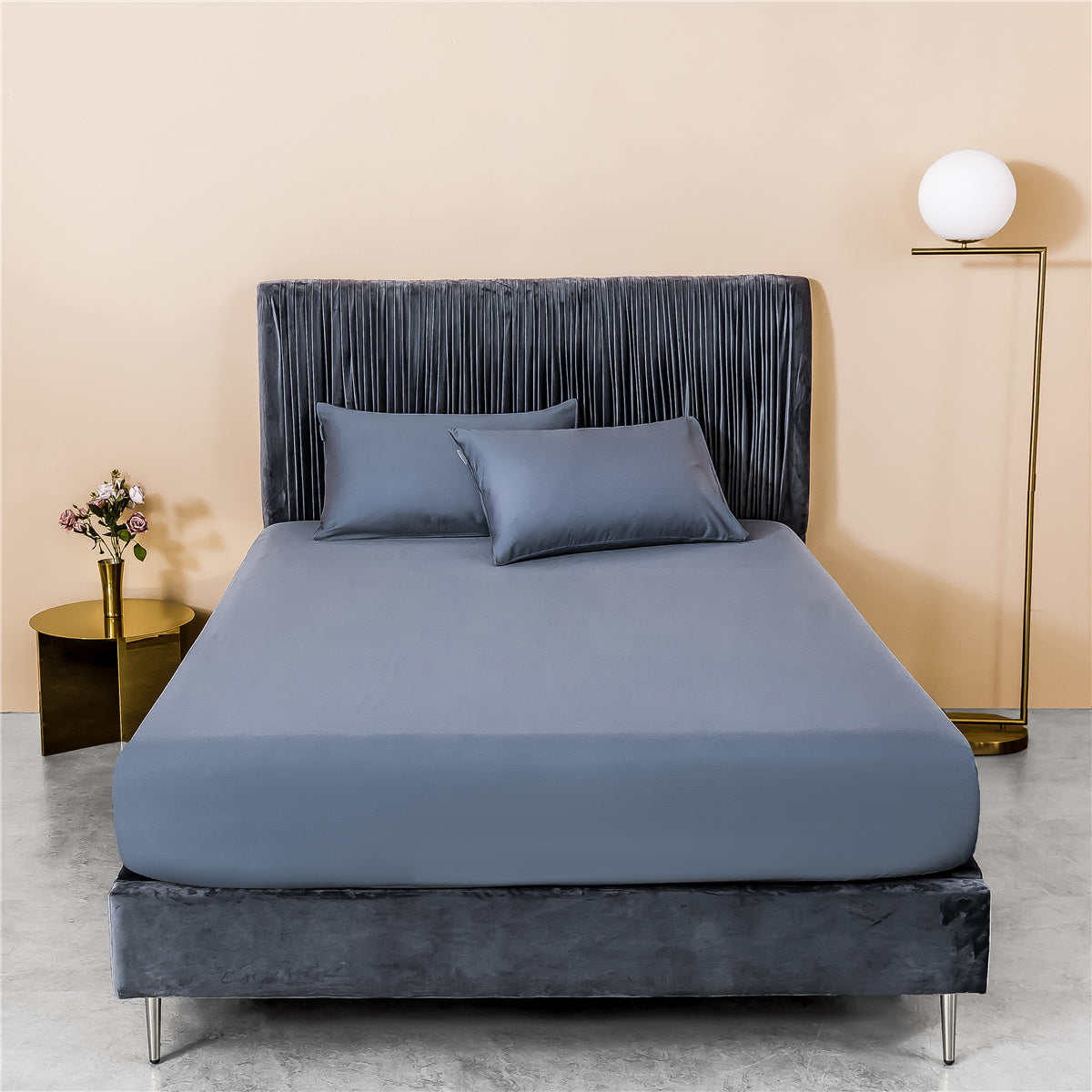 K & S | Luxus Spannbettlaken aus 100% Baumwolle, atmungsaktiv & hautfreundlich
