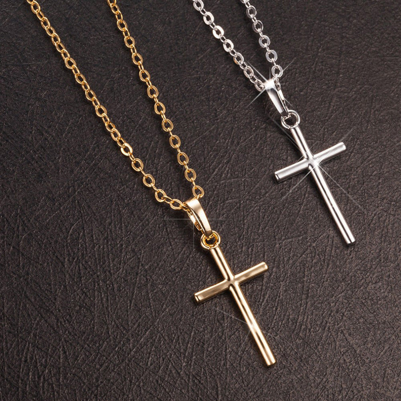 K & S | Damen Halskette Kreuz Anhänger – Elegante & Zeitlose Schmuck Kette