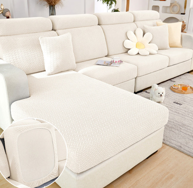 K & S | Sofaüberwurf Elastisch Universell – Waschbarer Stretch Sofabezug für Alle Jahreszeiten