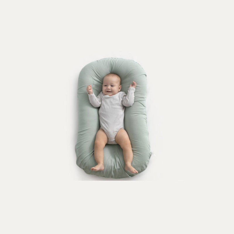 K & S | Baby Nest Tragbar Baumwolle – Waschbares Kuschelnest für Neugeborene & Säuglinge