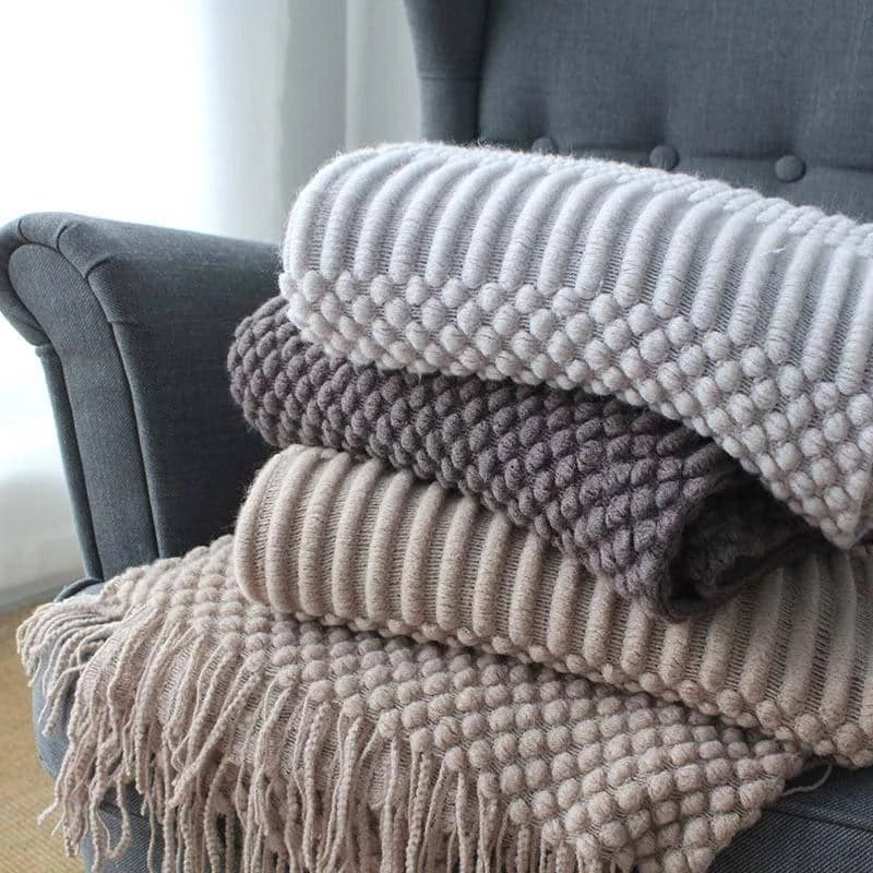K & S | Kuscheldecke aus Weicher Polyesterfaser 127x170cm - Flauschige & Waschbare Sofadecke für Zuhause