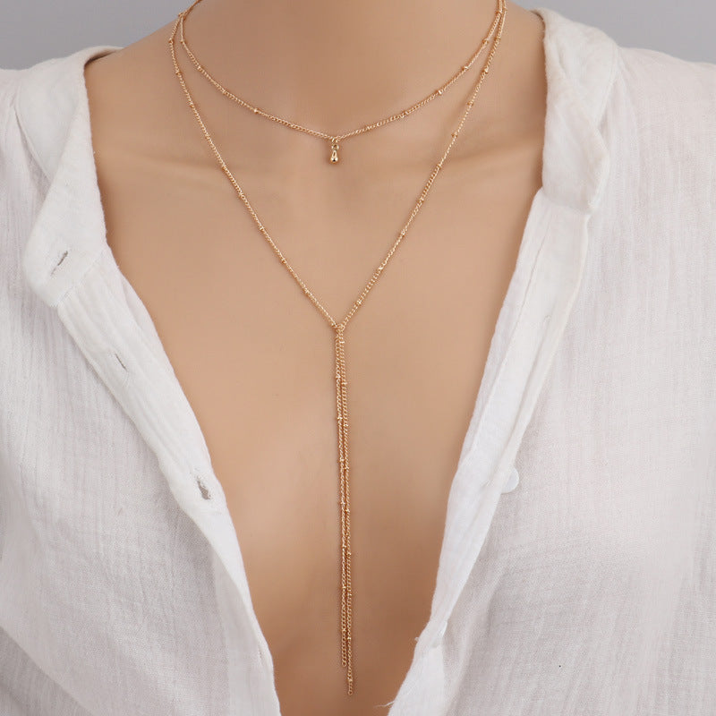 K & S | Damen Halskette Retro Geometrisch – Schlichte & Elegante Minimalistische Schmuck Kette
