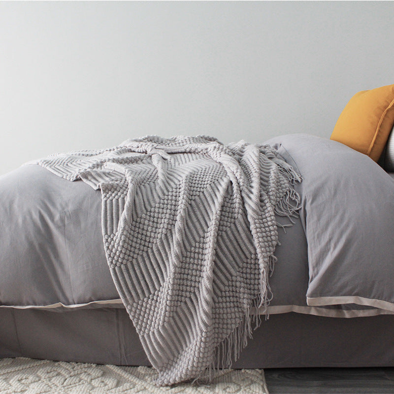 K & S | Kuscheldecke aus Weicher Polyesterfaser 127x170cm - Flauschige & Waschbare Sofadecke für Zuhause