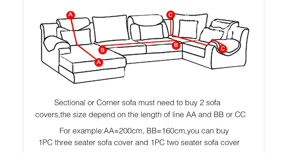 K & S | Sofabezug Elastisch 1–4 Sitzer – Waschbarer Stretch Sofaüberwurf für Couch Schutz