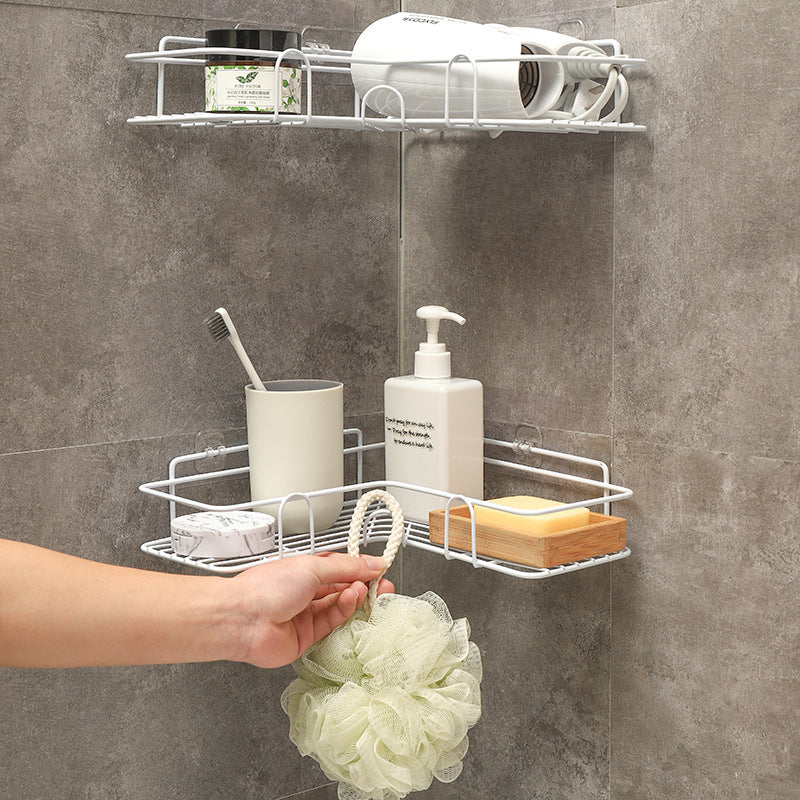 K & S | Eckregal Edelstahl ohne Bohren – Rostfrei & Platzsparend für Bad, Dusche & Küche