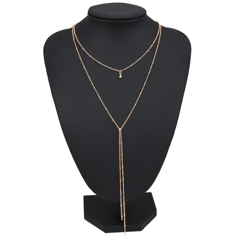 K & S | Damen Halskette Retro Geometrisch – Schlichte & Elegante Minimalistische Schmuck Kette