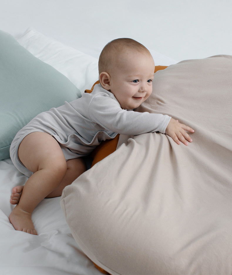 K & S | Baby Nest Tragbar Baumwolle – Waschbares Kuschelnest für Neugeborene & Säuglinge