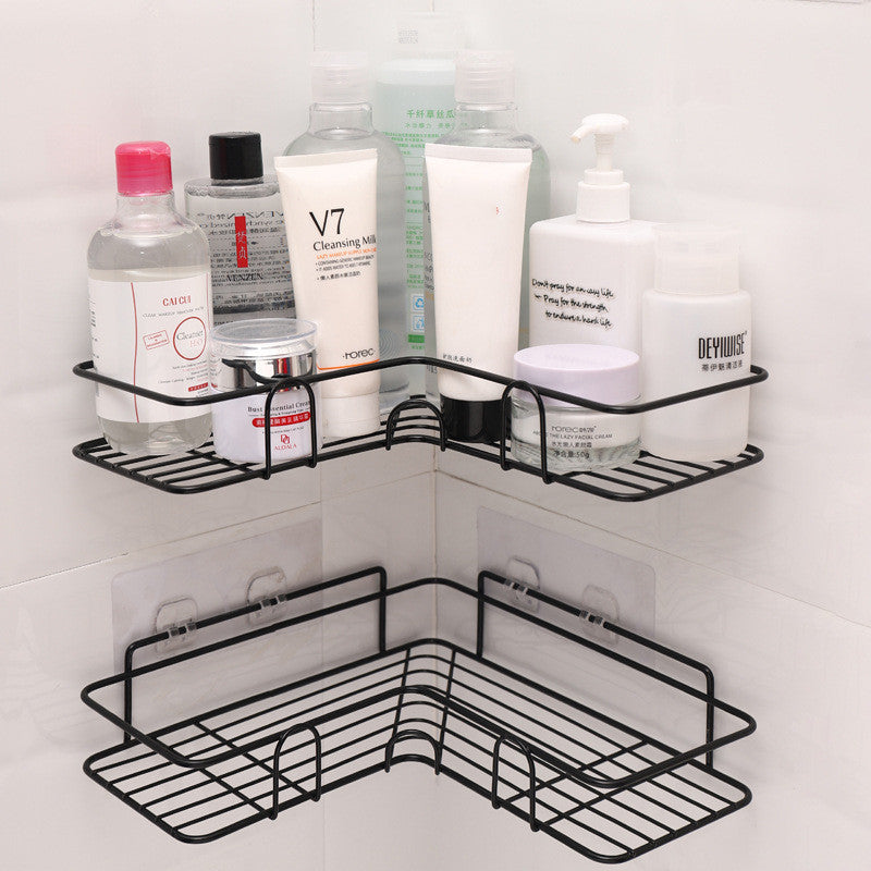 K & S | Eckregal Edelstahl ohne Bohren – Rostfrei & Platzsparend für Bad, Dusche & Küche