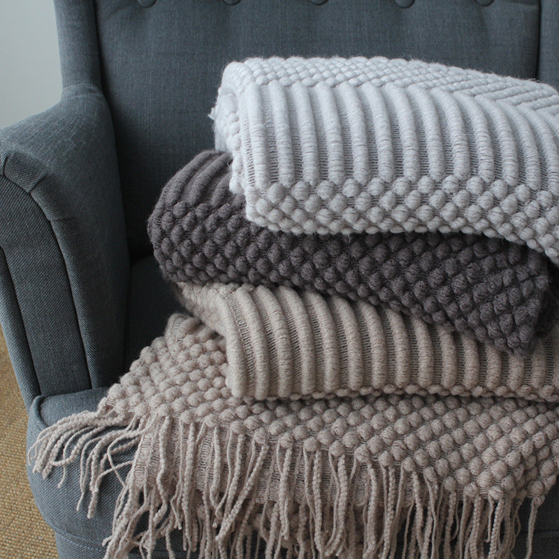 K & S | Kuscheldecke aus Weicher Polyesterfaser 127x170cm - Flauschige & Waschbare Sofadecke für Zuhause