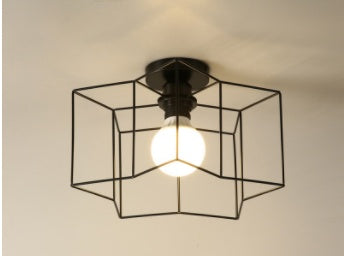 Aria Designer Deckenleuchte – Moderne geometrische Lampe im Industrial Stil für Flur, Korridor & Wohnzimmer