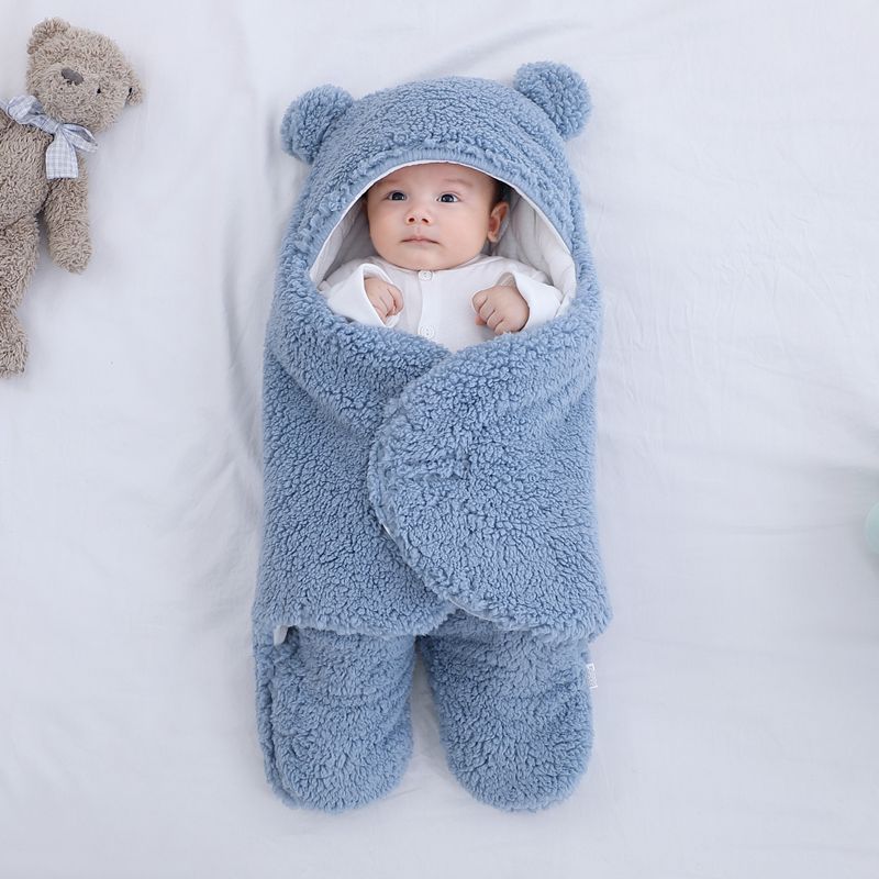 K & S | Baby Schlafsack Stepp Umschlagtuch – Warm, Weich & Sicher für Neugeborene