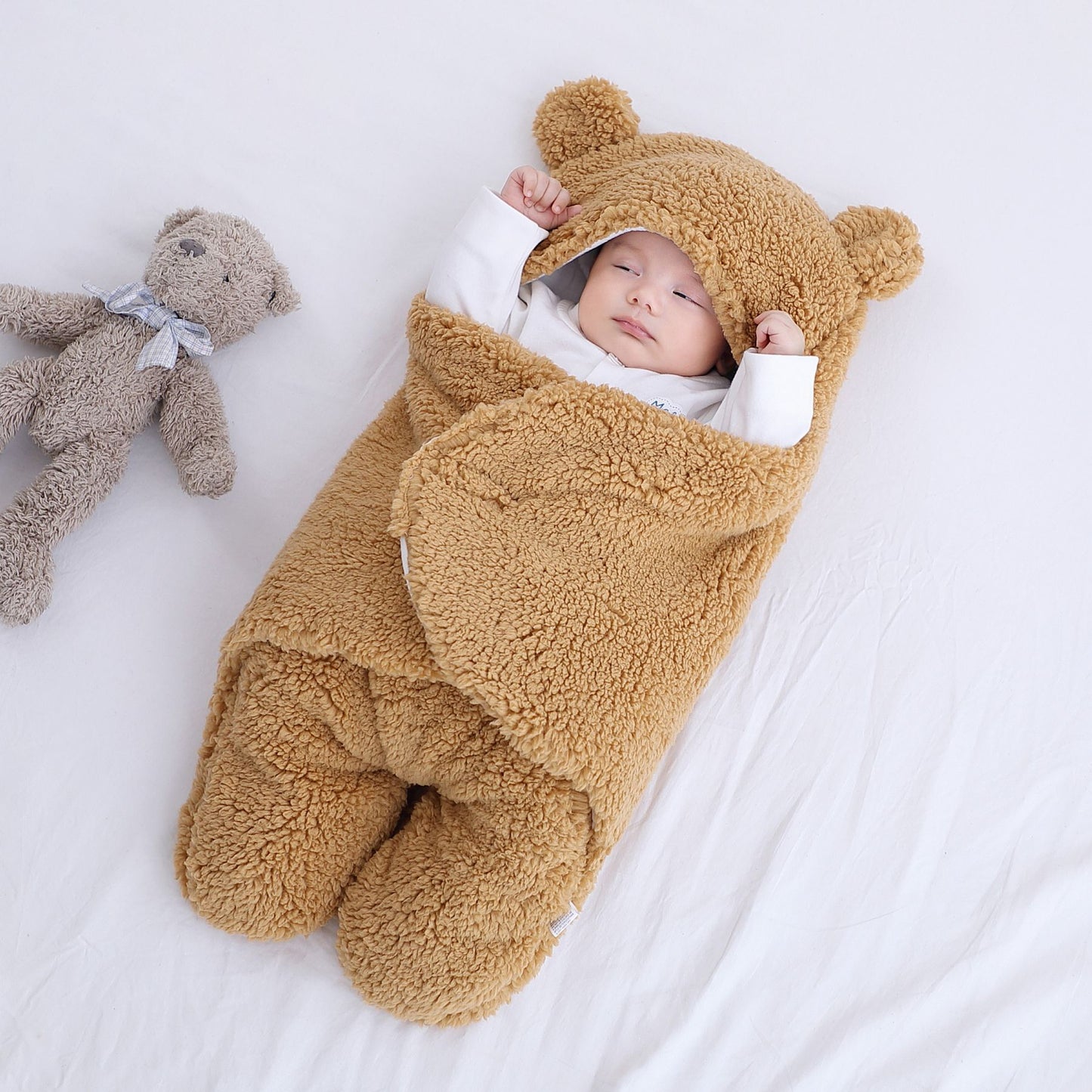 K & S | Baby Schlafsack Stepp Umschlagtuch – Warm, Weich & Sicher für Neugeborene