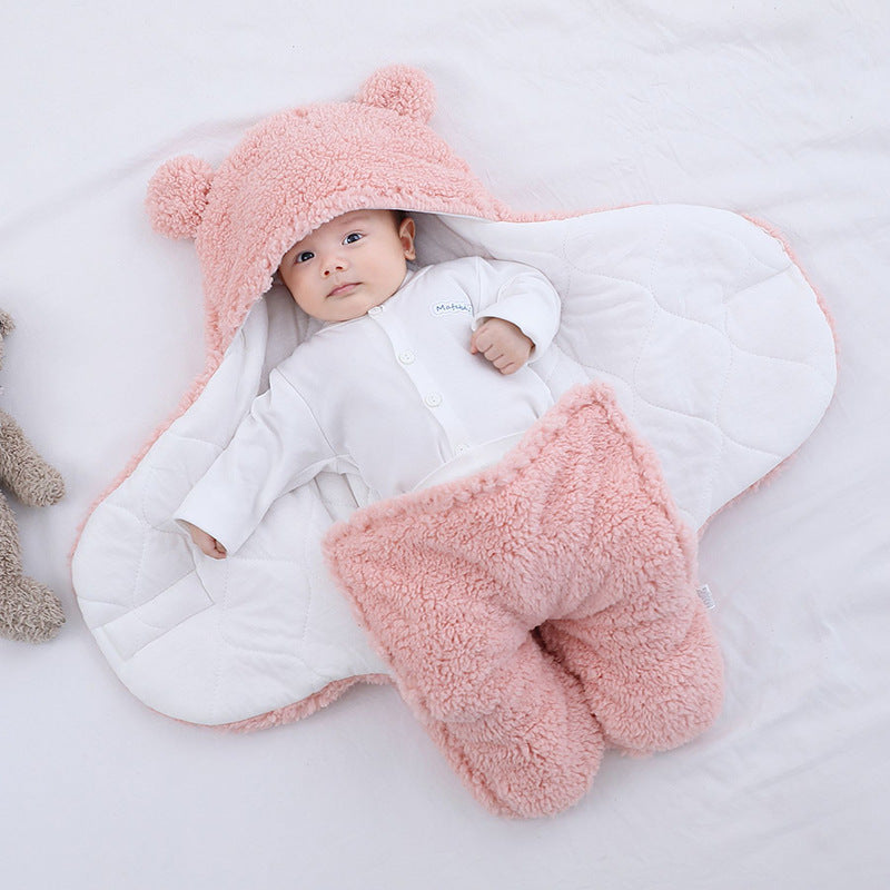 K & S | Baby Schlafsack Stepp Umschlagtuch – Warm, Weich & Sicher für Neugeborene