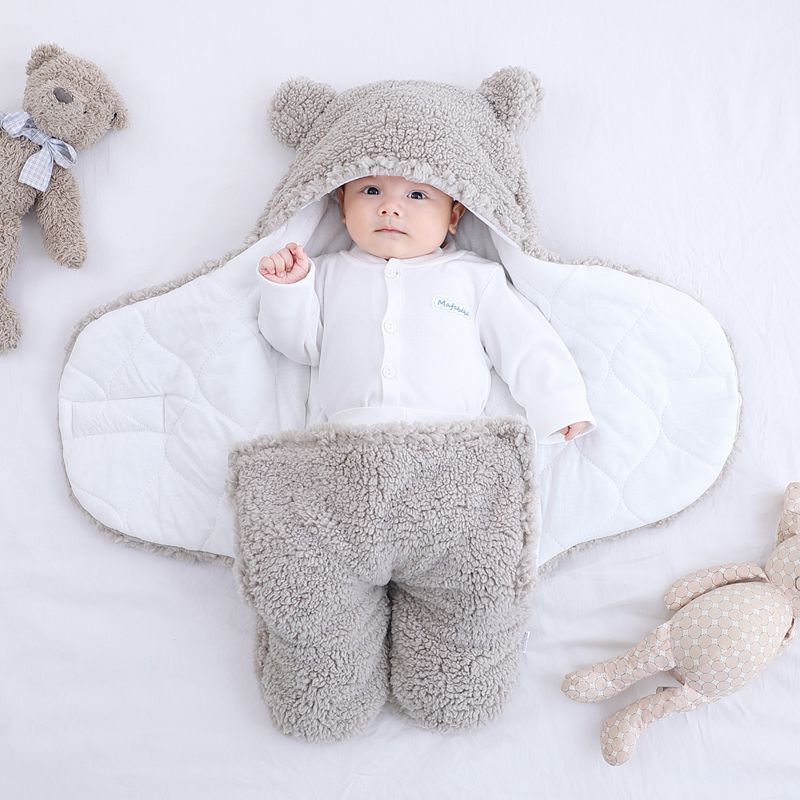 K & S | Baby Schlafsack Stepp Umschlagtuch – Warm, Weich & Sicher für Neugeborene