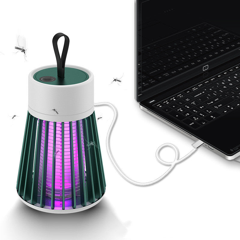 K & S | Elektrische Mückenfalle Tragbar USB – LED Insektenvernichter & Moskito Zapper