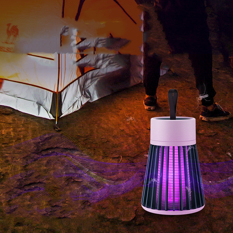 K & S | Elektrische Mückenfalle Tragbar USB – LED Insektenvernichter & Moskito Zapper