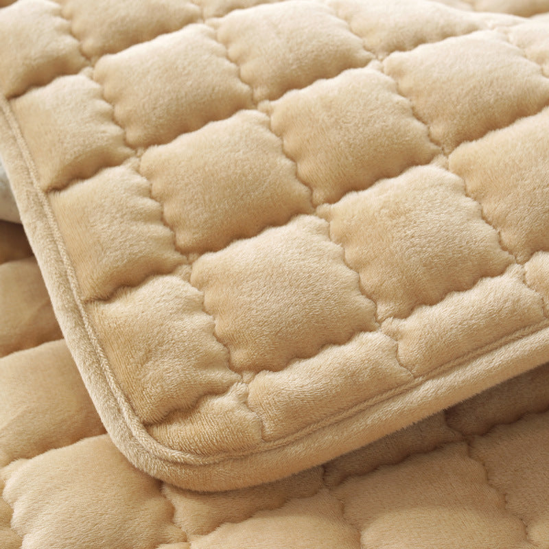 K & S | Sofabezug Flauschig & Rutschfest – Weicher Waschbarer Sofaüberwurf für Couch Schutz