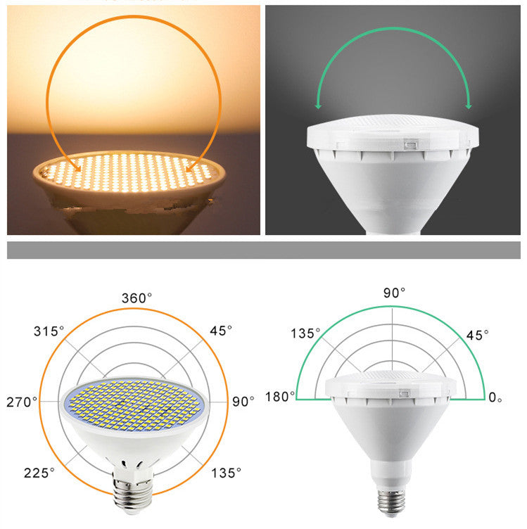 K & S | LED Lampe E27 – Energiesparende SMD Glühbirne 220V für Innenbeleuchtung, warmweiß & langlebig