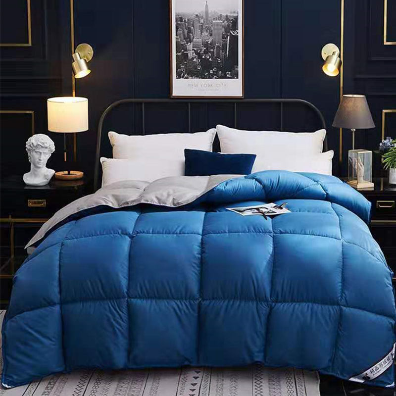 K & S | Luxus Daunendecke – Winterbettdecke mit 100% Gänsedaunenfüllung, extra warm & atmungsaktiv