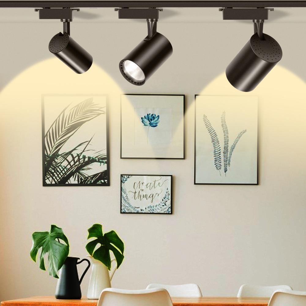 K & S | LED Schienenstrahler – Moderne Strahlerlampe für Innenbeleuchtung, Wohnzimmer & Küche