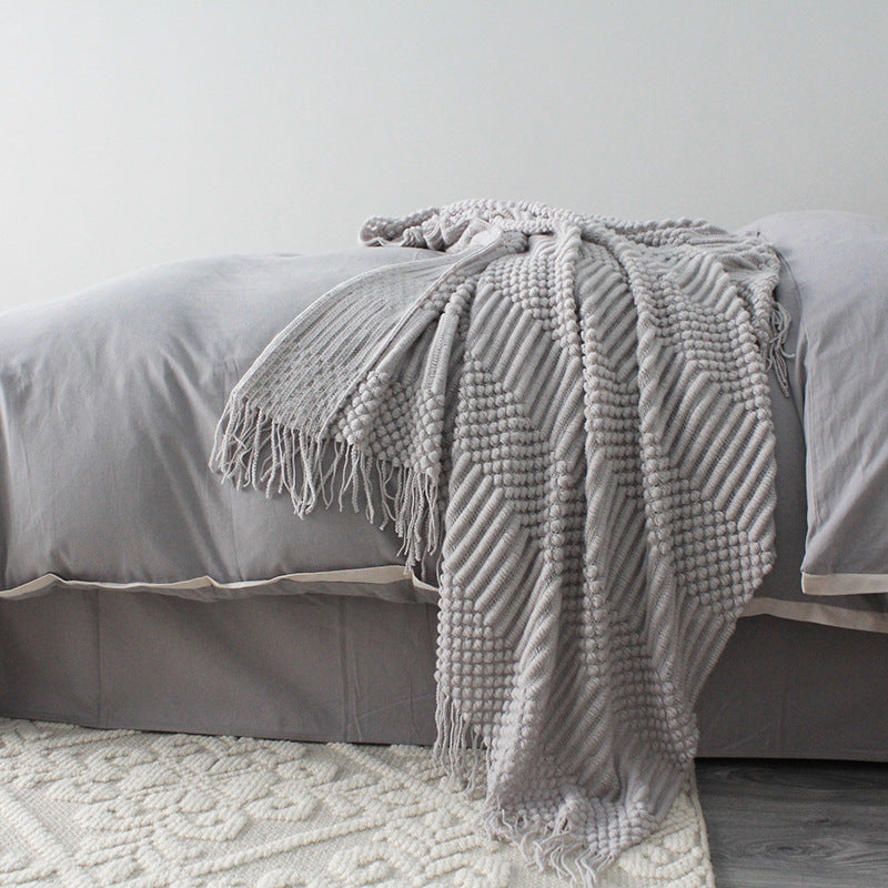 K & S | Kuscheldecke aus Weicher Polyesterfaser 127x170cm - Flauschige & Waschbare Sofadecke für Zuhause