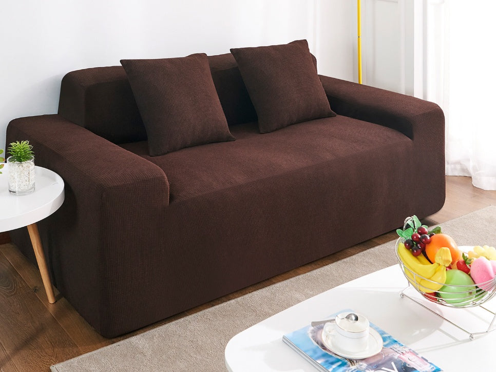 K & S | Sofahusse Wasserfest Polarfleece 1–4 Sitzer – Elastischer & Robuster Sofaüberwurf