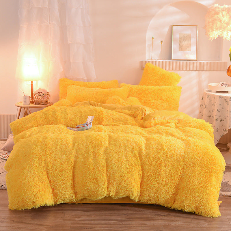 K & S | Flauschiges Winter-Bettwäsche Set – Kuscheliges dickes Fleece für warme & gemütliche Nächte