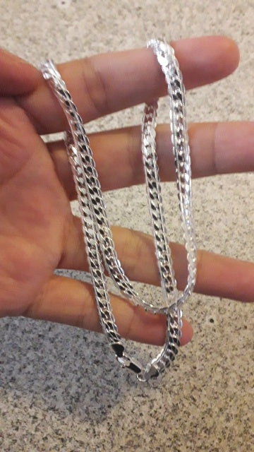 K & S | Herren Halskette 925 Silber – Schlichte & Stilvolle Silberkette Zeitloser Schmuck