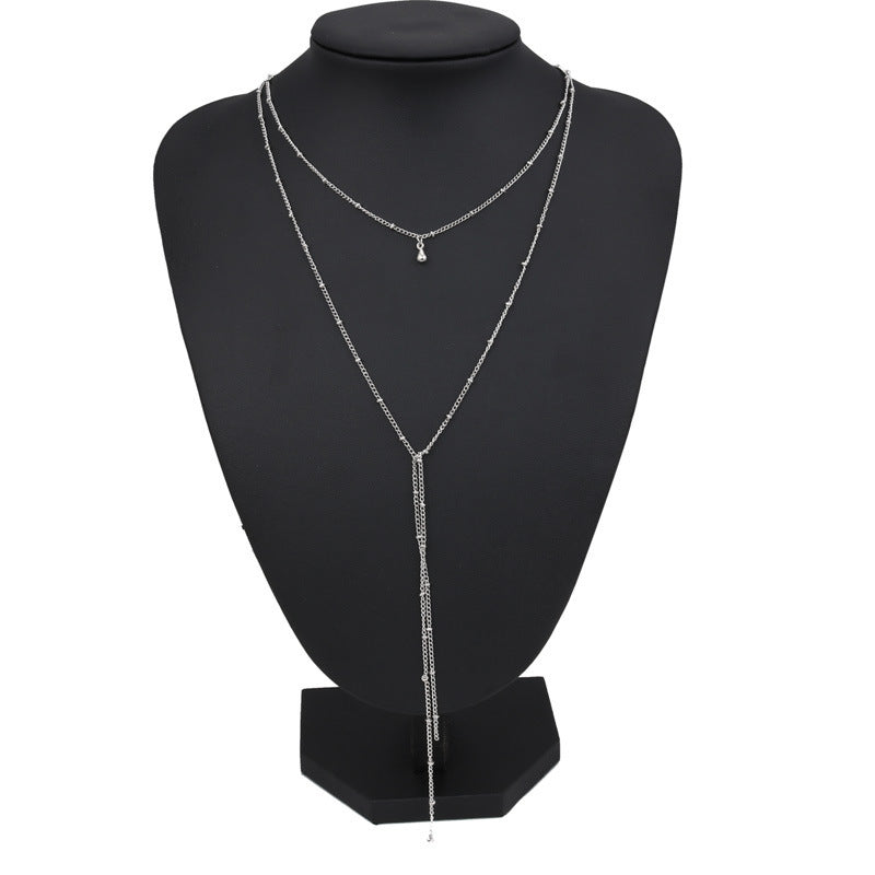 K & S | Damen Halskette Retro Geometrisch – Schlichte & Elegante Minimalistische Schmuck Kette