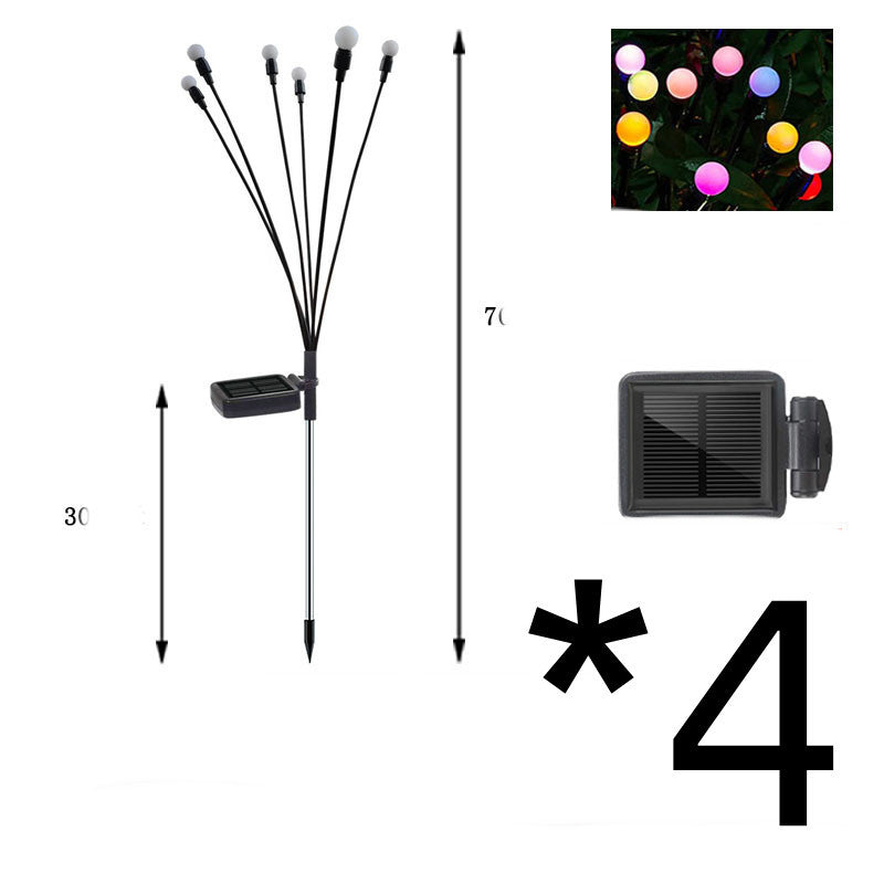 K & S | Solar Gartenleuchten – Schwingende LED-Glühwürmchen für stimmungsvolle Außenbeleuchtung