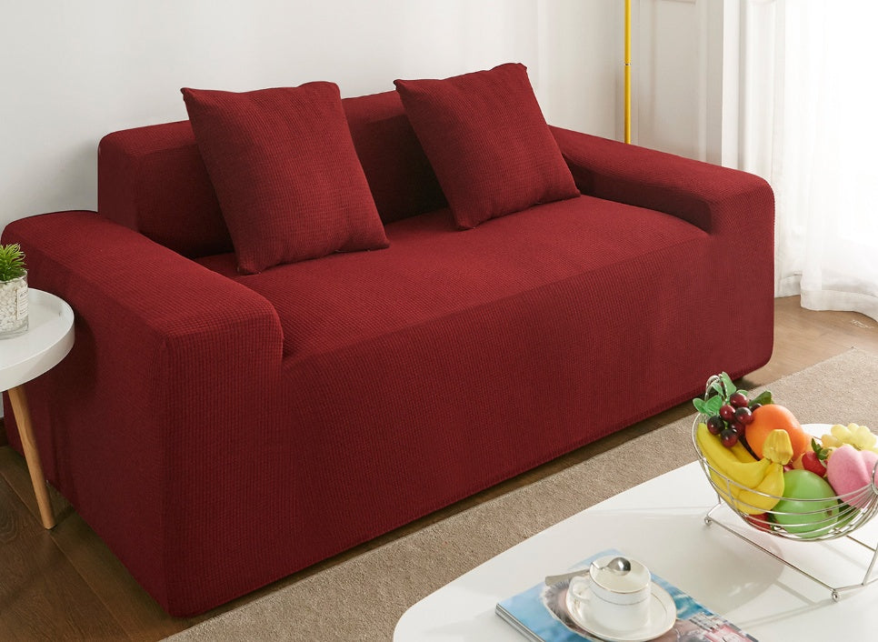 K & S | Sofahusse Wasserfest Polarfleece 1–4 Sitzer – Elastischer & Robuster Sofaüberwurf
