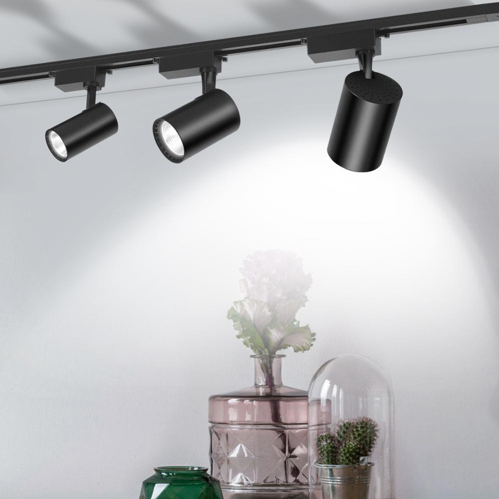 K & S | LED Schienenstrahler – Moderne Strahlerlampe für Innenbeleuchtung, Wohnzimmer & Küche