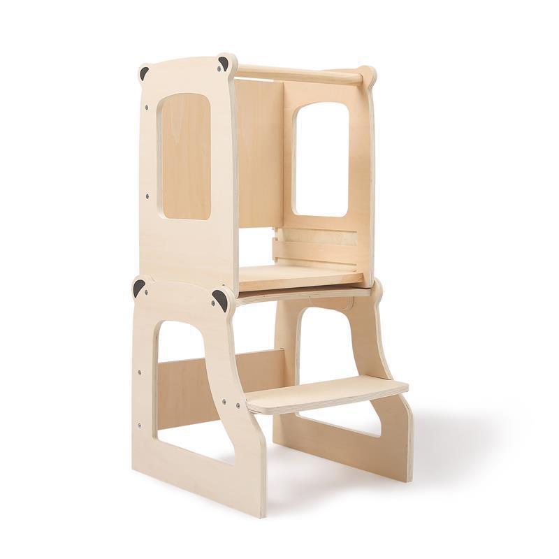 K & S | Montessori Lernturm Holz Kinder – Sicherer Lernstuhl & Küchenhelfer für Kleinkinder