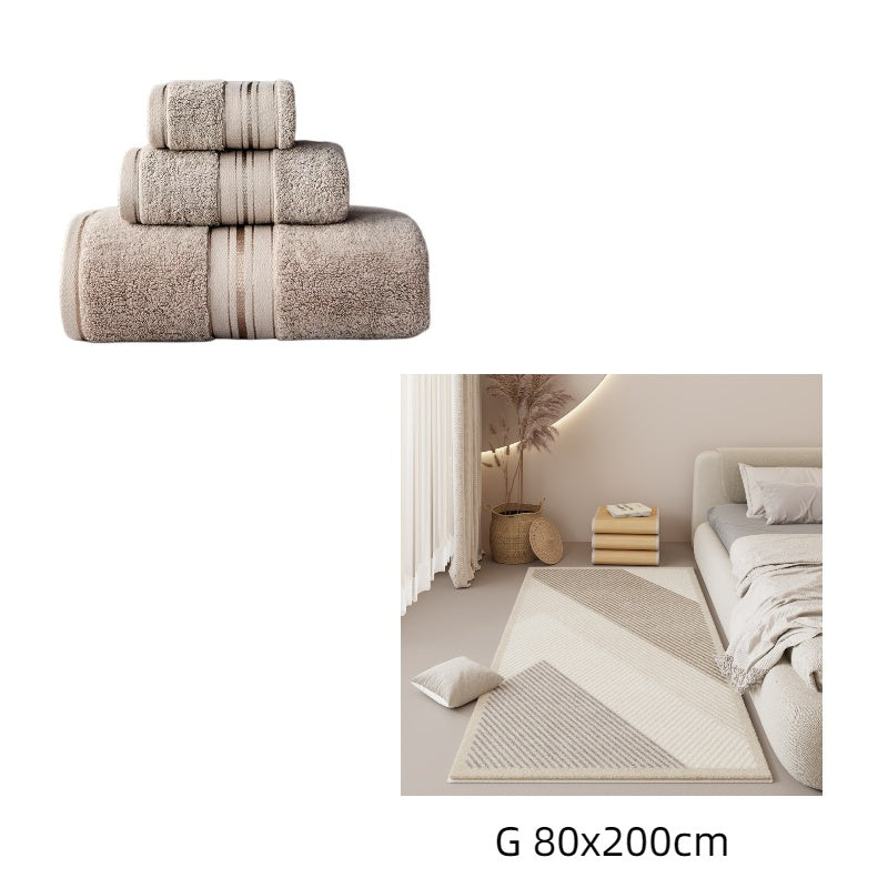 K & S | Handtuchset Baumwolle – Extra Dick, Weich & Saugfähig in Premium Qualität