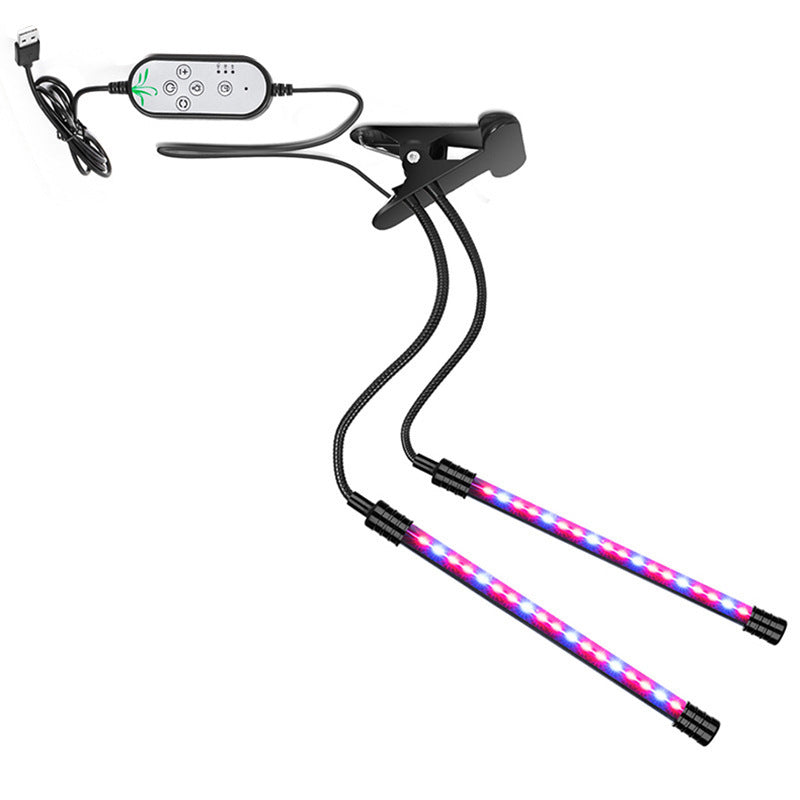 K & S | LED Pflanzenlampe USB – 40 LEDs Wachstumslampe mit Timer & Dimmer für Zimmerpflanzen