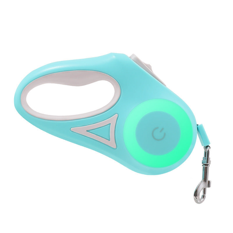 K & S | Automatische Flexi-Leine mit Halsband - Verstellbare Hundeleine für Hunde & Katzen