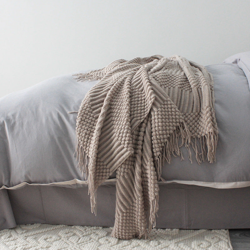 K & S | Kuscheldecke aus Weicher Polyesterfaser 127x170cm - Flauschige & Waschbare Sofadecke für Zuhause