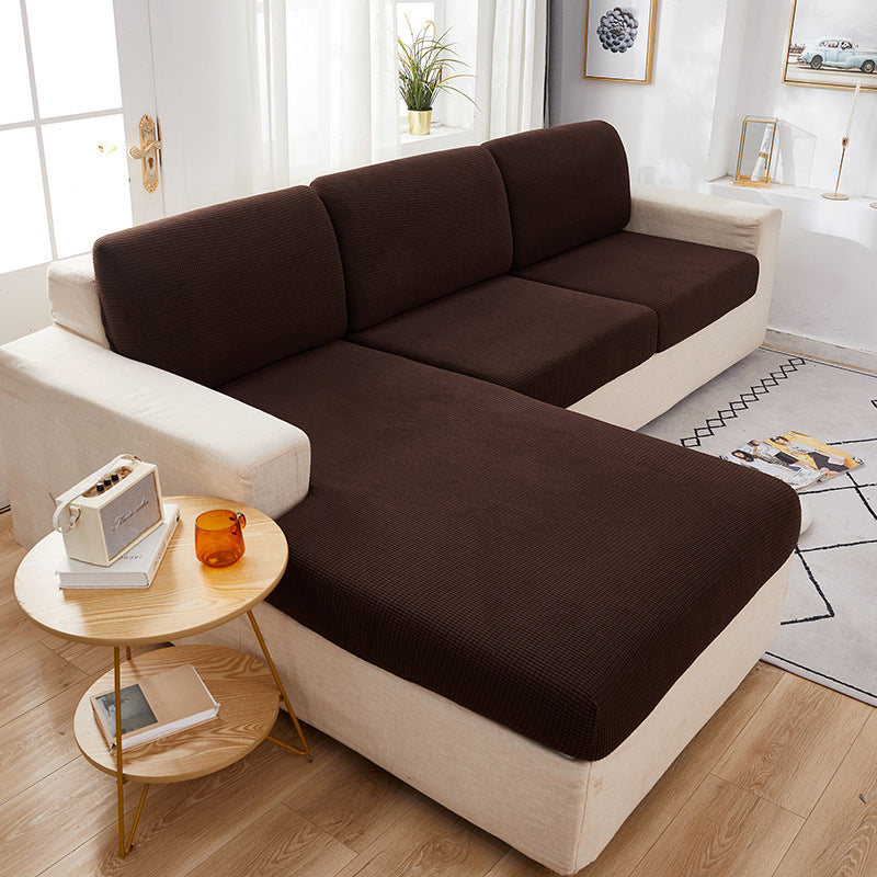 K & S | Sofaüberwurf Elastisch Universell – Pflegeleichter Waschbarer Sofabezug für Couch