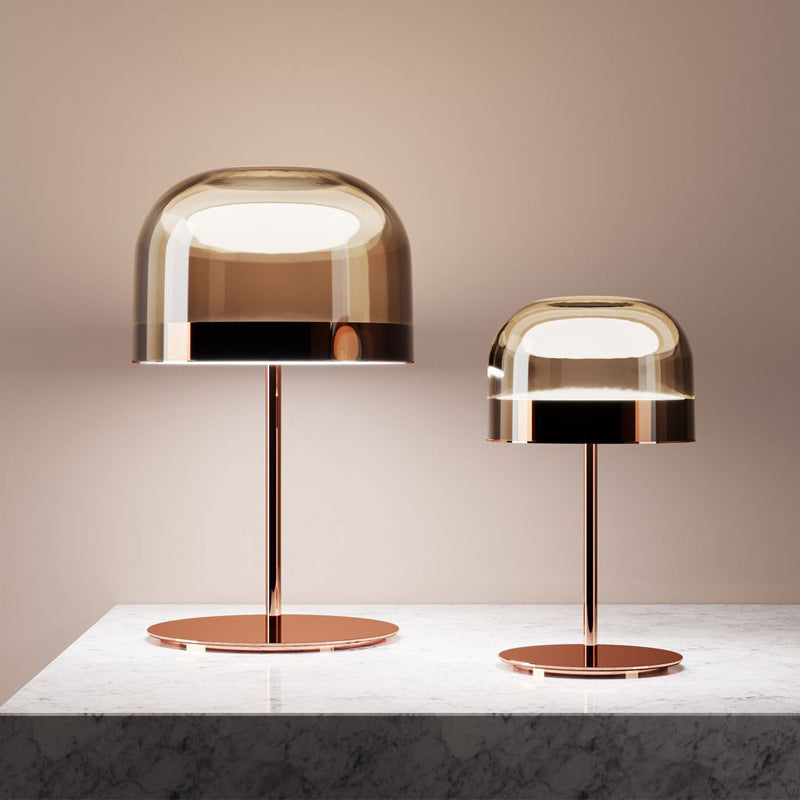 K & S | Designer Tischlampe – Moderne Glasleuchte im luxuriösen Stil für Wohnzimmer & Schlafzimmer