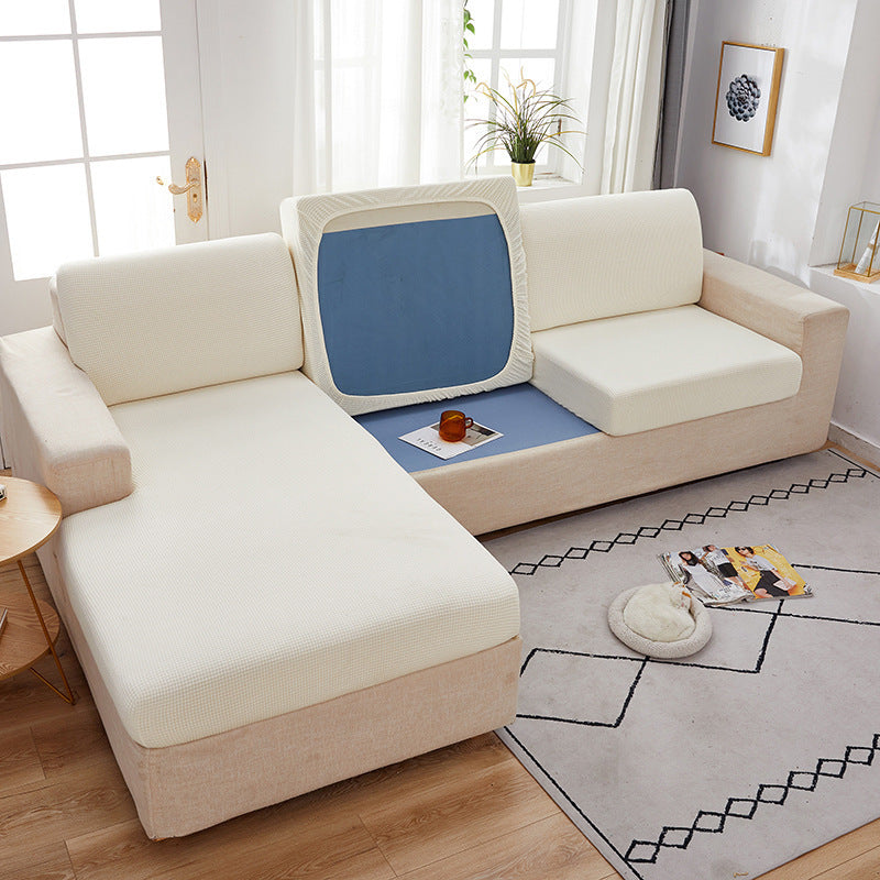 K & S | Sofaüberwurf Elastisch Universell – Pflegeleichter Waschbarer Sofabezug für Couch