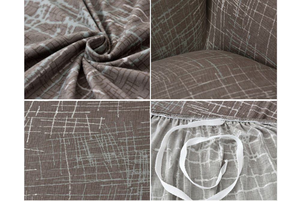 K & S | Sofabezug Elastisch 1–4 Sitzer – Waschbarer Stretch Sofaüberwurf für Couch Schutz