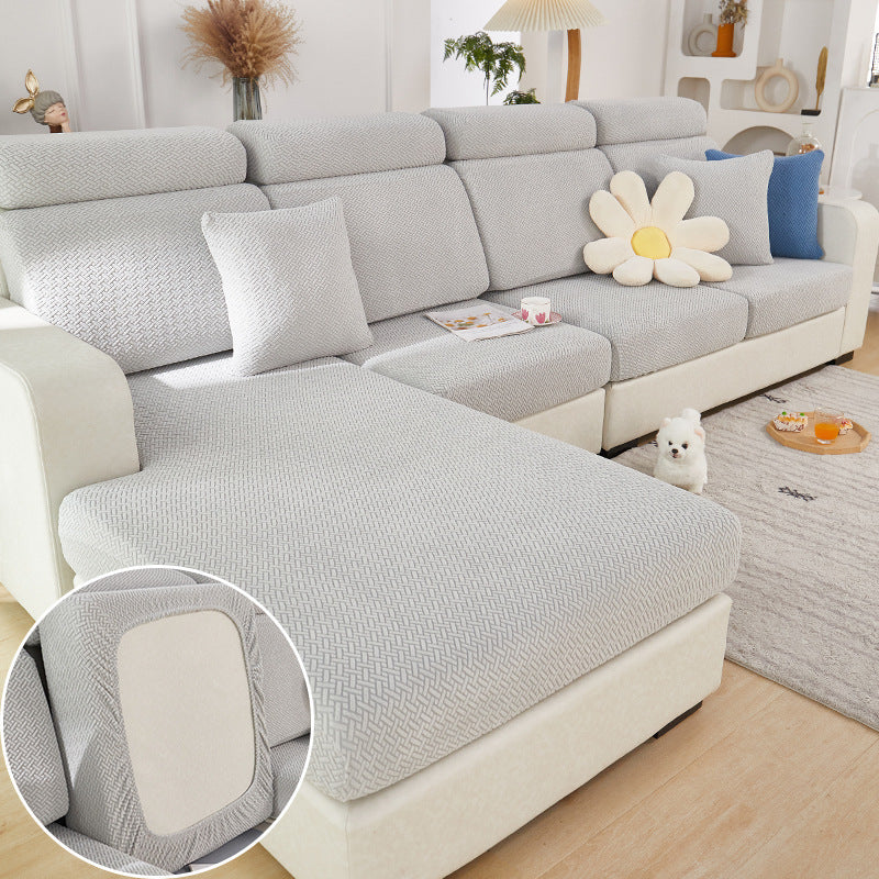 K & S | Sofaüberwurf Elastisch Universell – Waschbarer Stretch Sofabezug für Alle Jahreszeiten