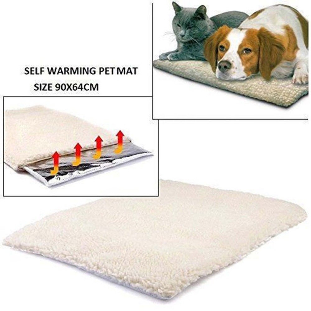 K & S | Selbstheizende Haustierdecke – Extra Weich, Waschbar & Wärmend für Hund & Katze