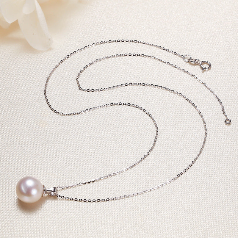 K & S | Damen Halskette 925 Silber mit Süßwasserperle – Eleganter & Zeitloser Schmuck