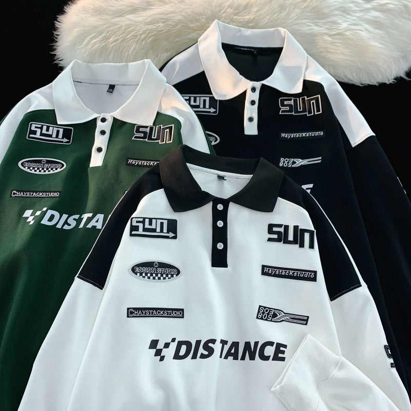 Rockford – Retro Strick Polo Pullover