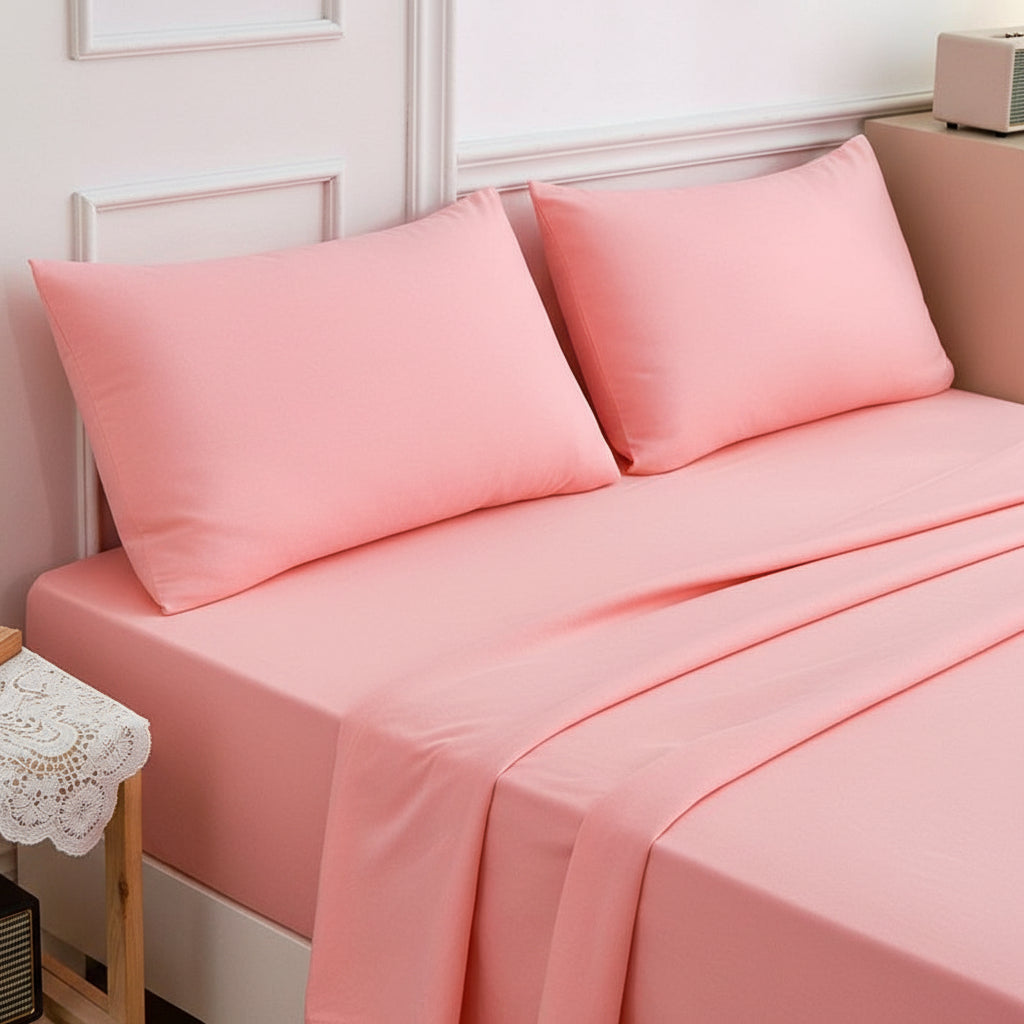 Premium Jersey Spannbettlaken-Set Baumwolle | Bügelfrei - Generated Image 90