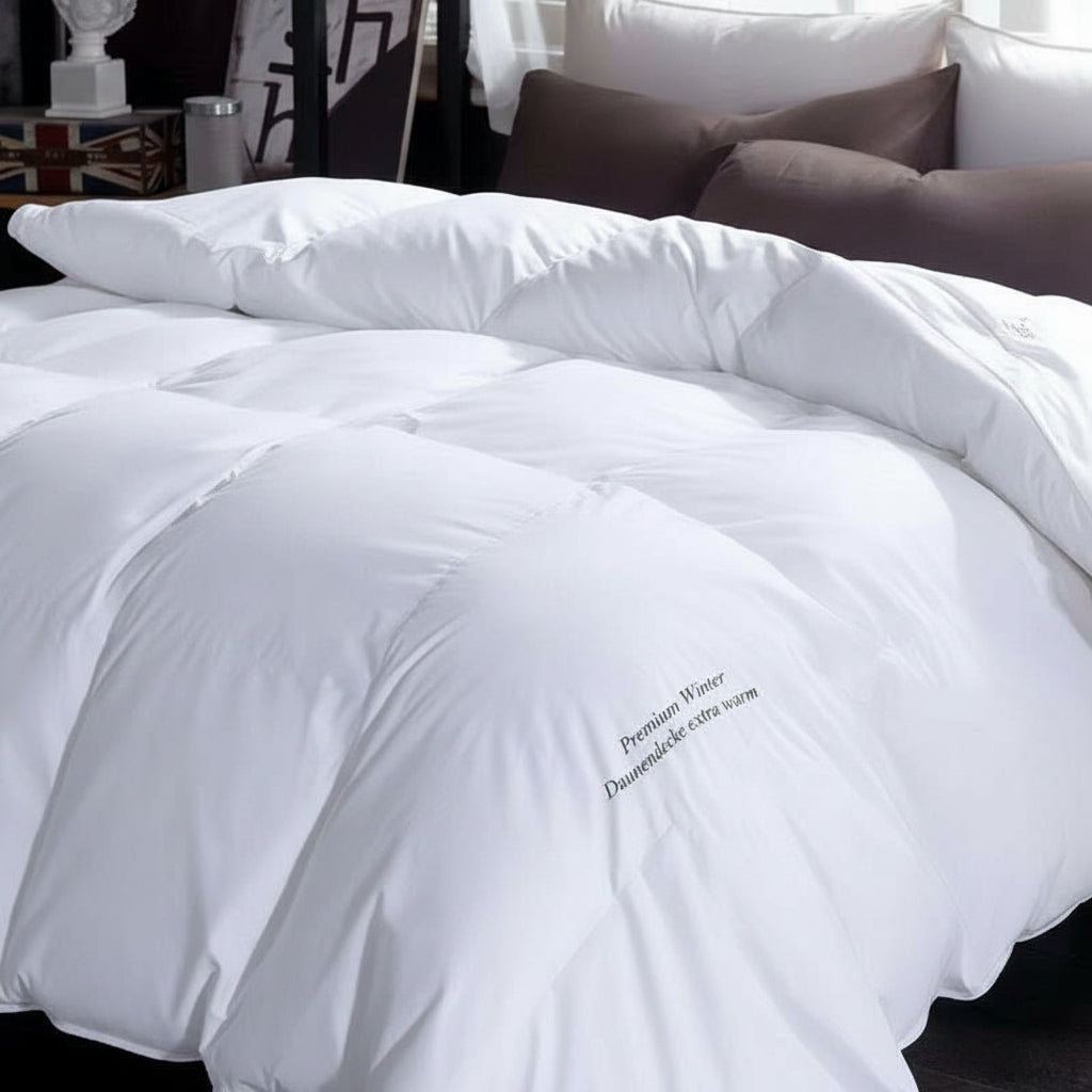 Premium Winter Daunendecke extra warm | Gänsedaunen - Generated Image 36