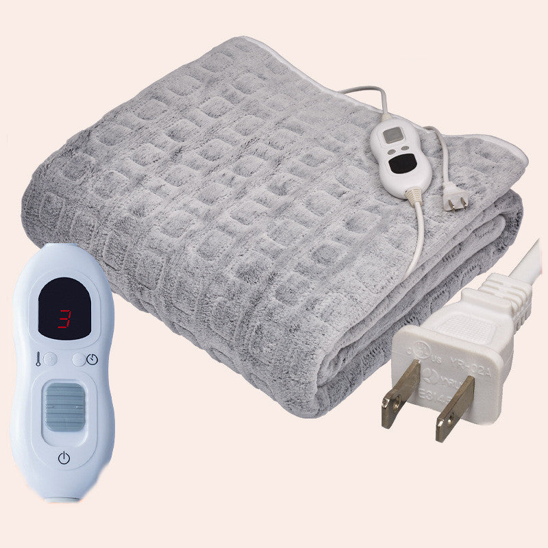 K & S | Elektrische Flanell-Heizdecke für Einzelpersonen - Weiche & Waschbare Wärme- und Kuscheldecke